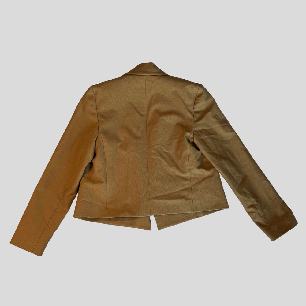 EXPRESS | WOMEN | TAN | CROPPED JACKET | EXCELLENT CONDITION | SIZE: M | - Picture 3 of 4